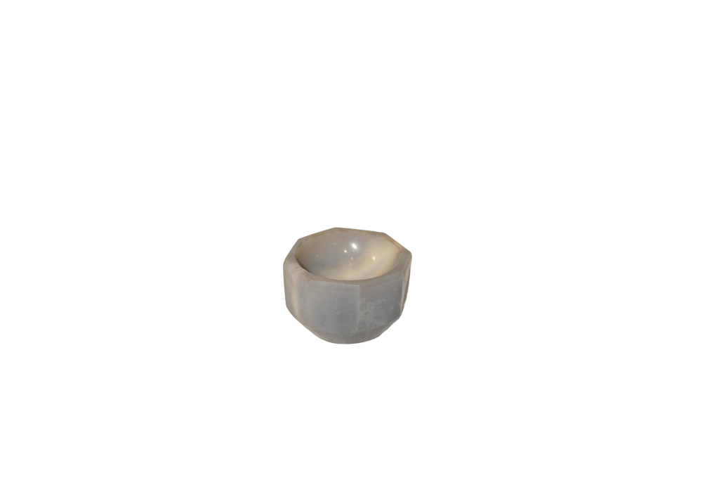 Handcrafted Marble Ritual Offering Bowl