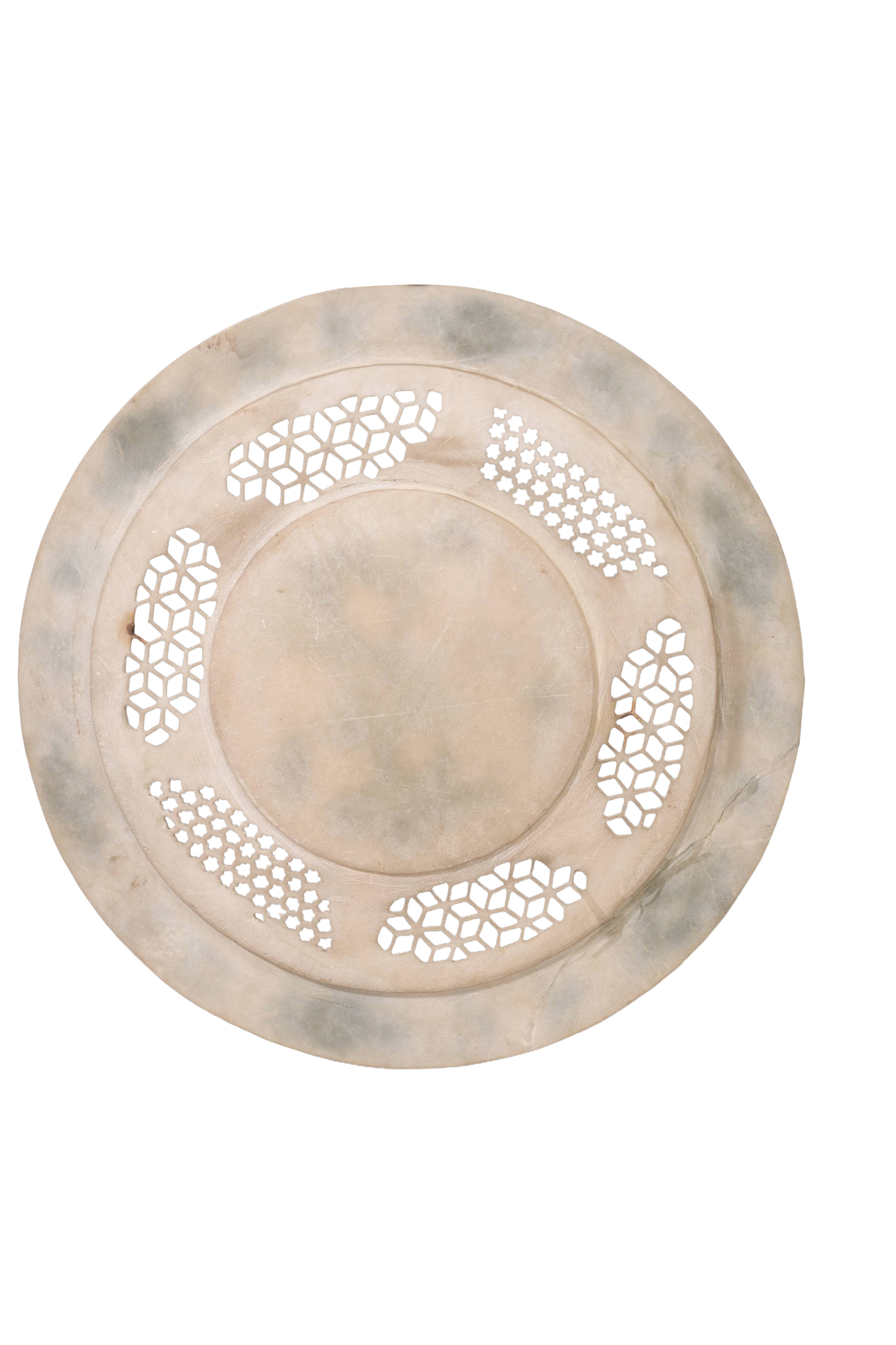 Inlaid Marble Decorative Plate