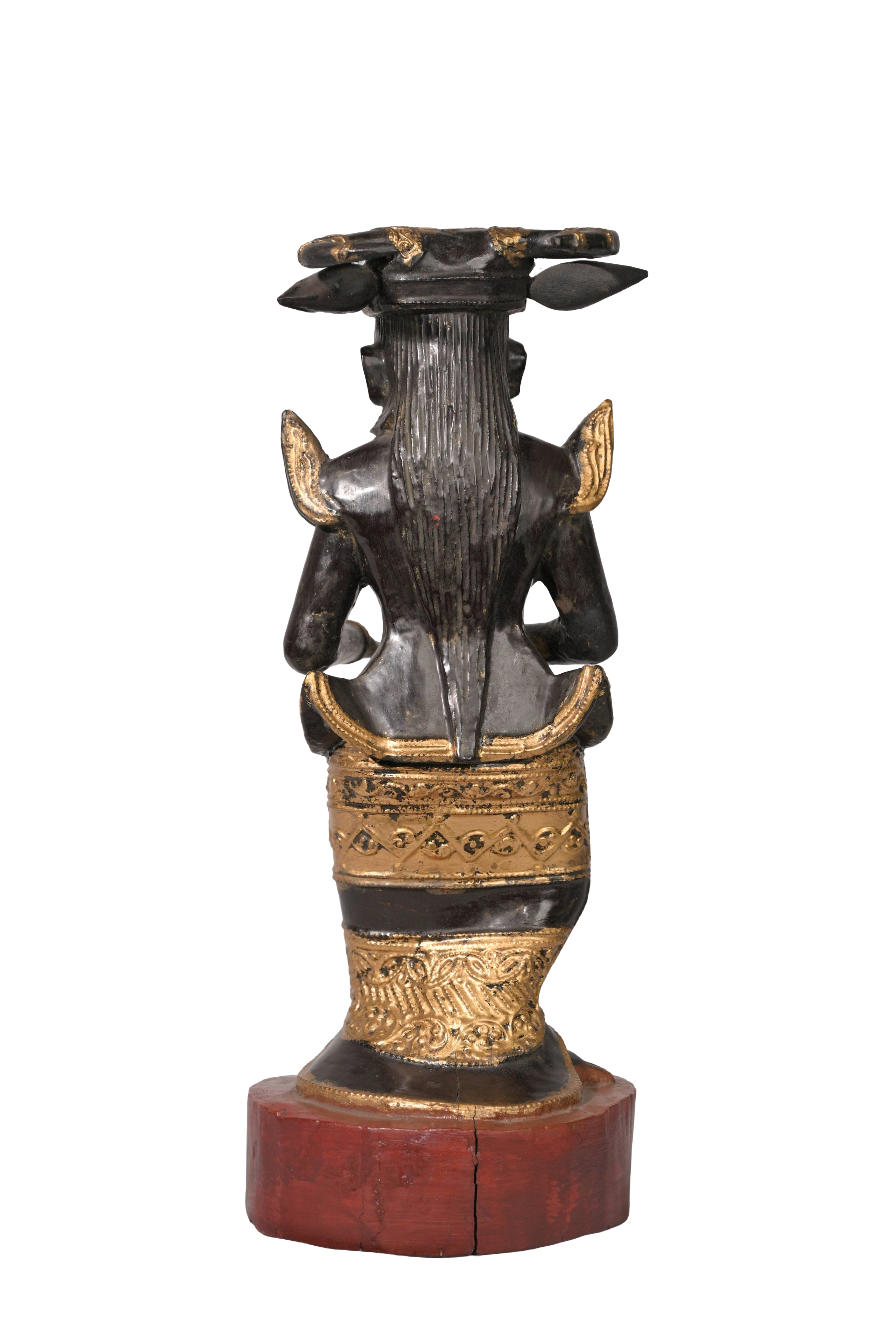 Antique Burmese Buddhist Devotional Figure