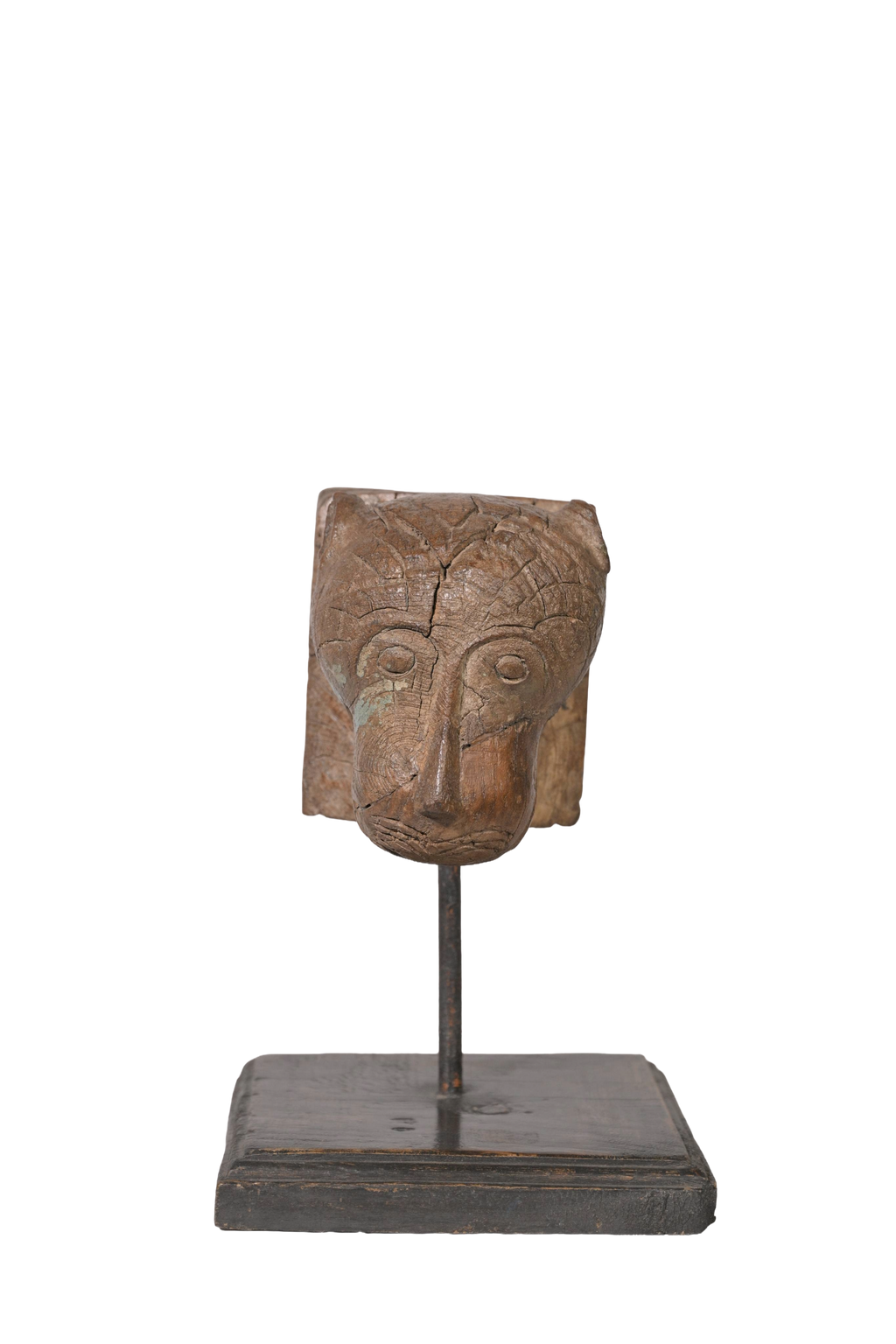 Tribal Primate Totemic Head Sculpture