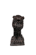 Glazed Guardian Lion Sculpture