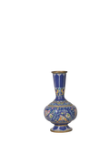Blue Cloisonné Decorative Vase