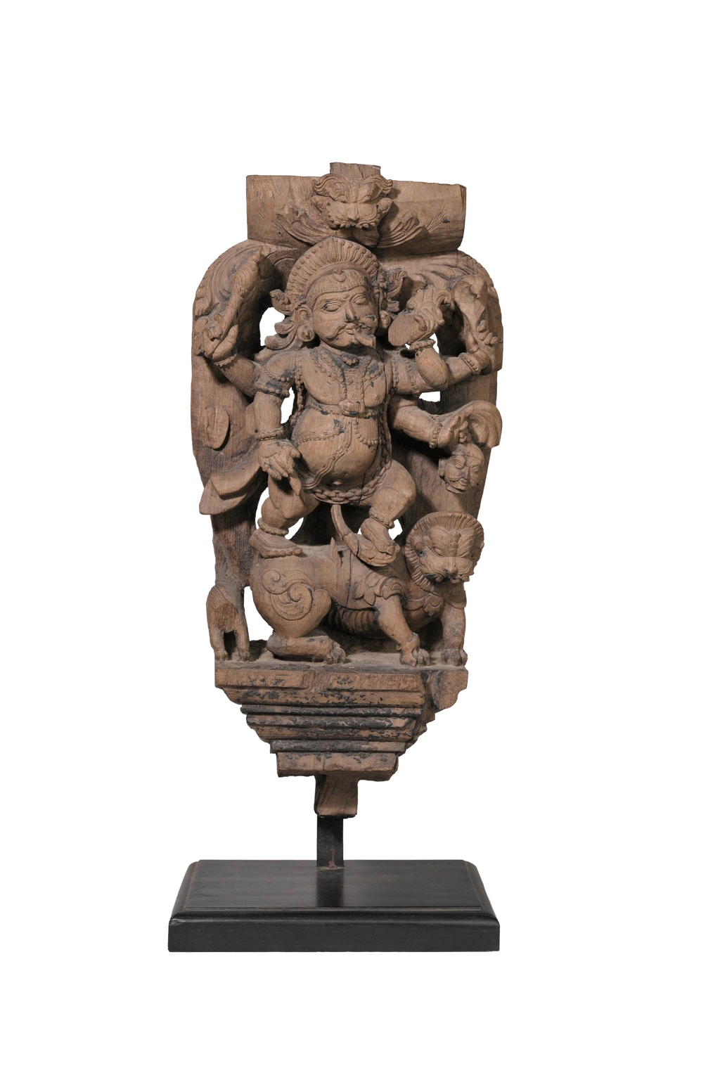 Mythic Guardian Temple Carving