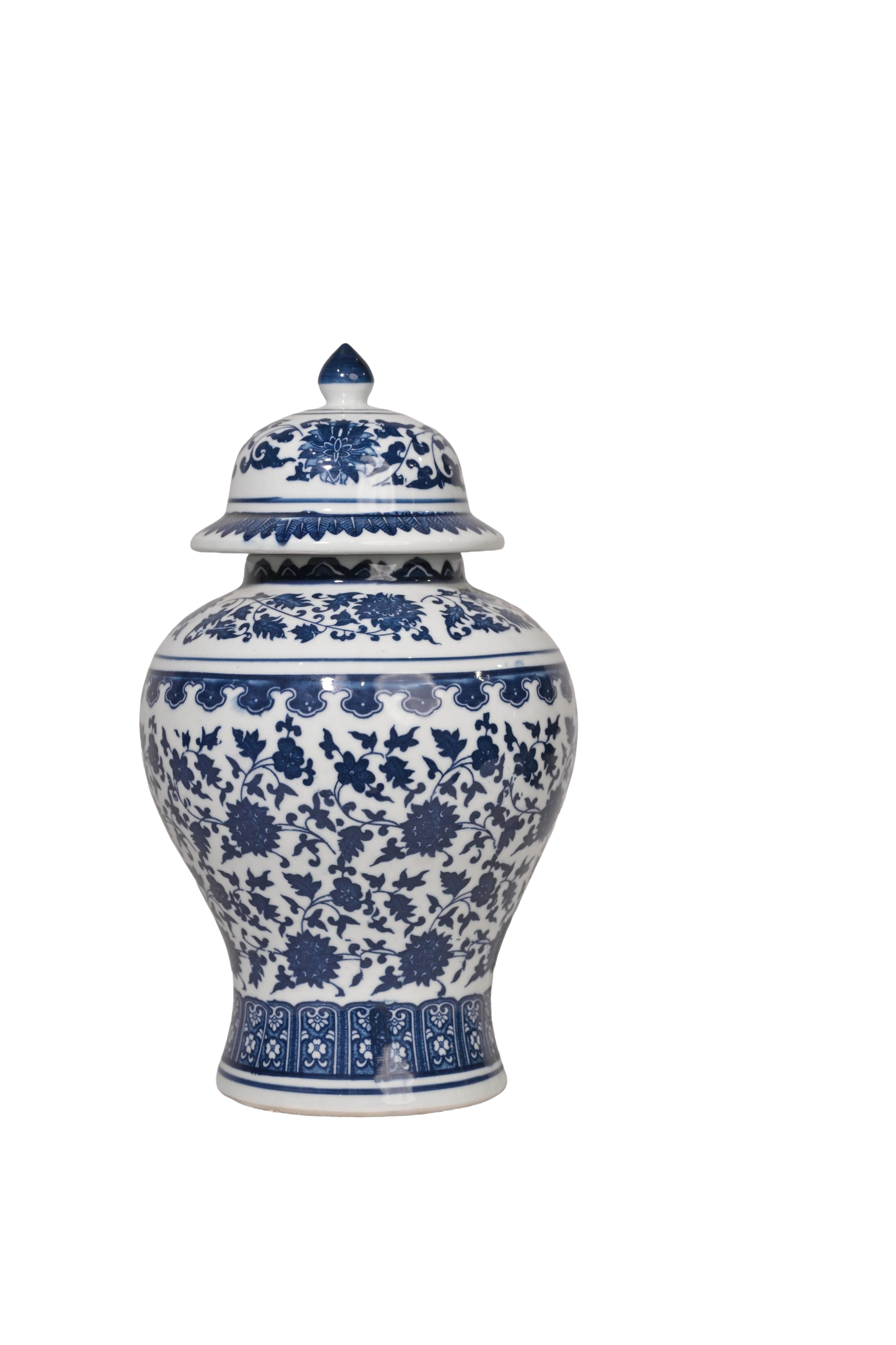 Blue White Porcelain Ginger Jar Collection