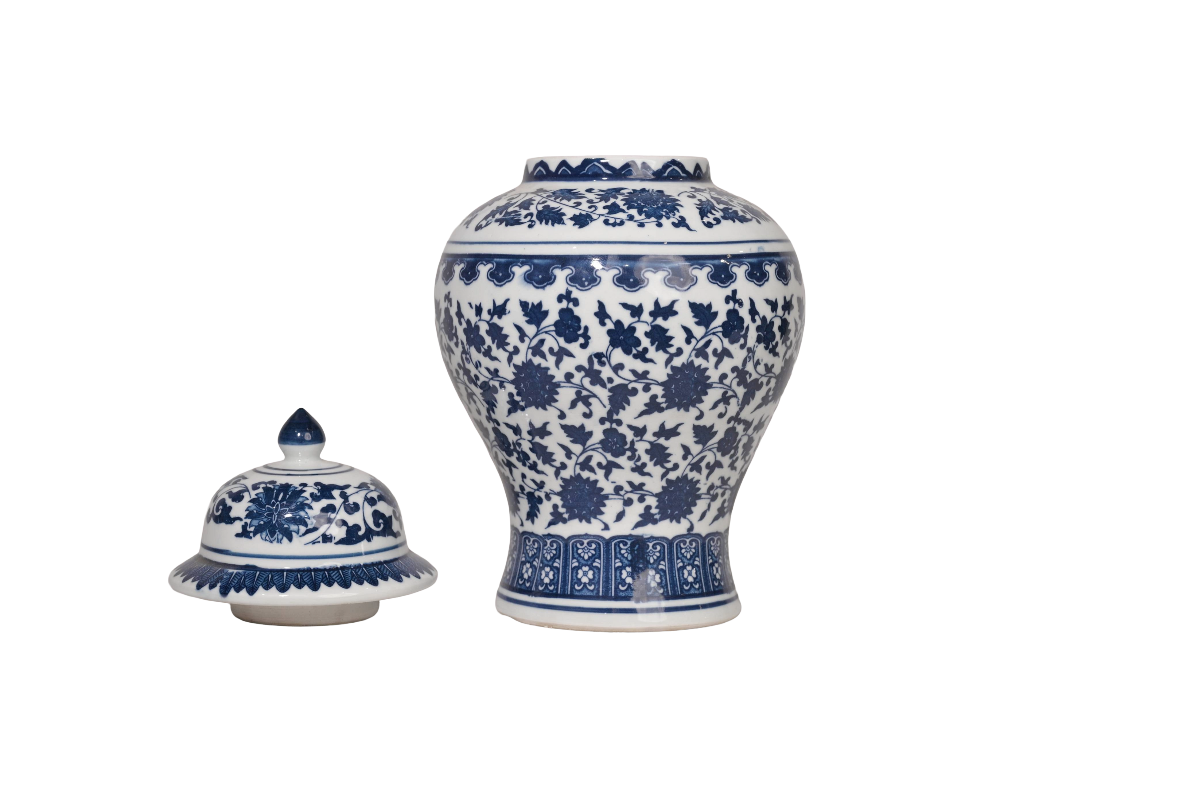 Blue White Porcelain Ginger Jar Collection