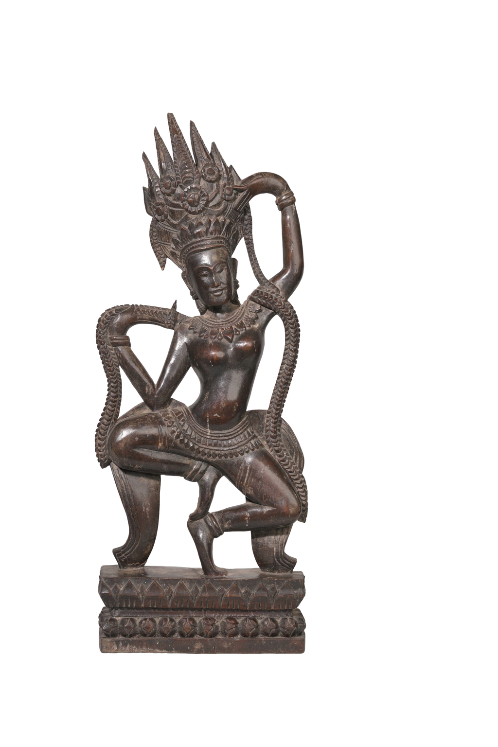 Celestial Grace: Cambodian Apsara Dancer Sculpture