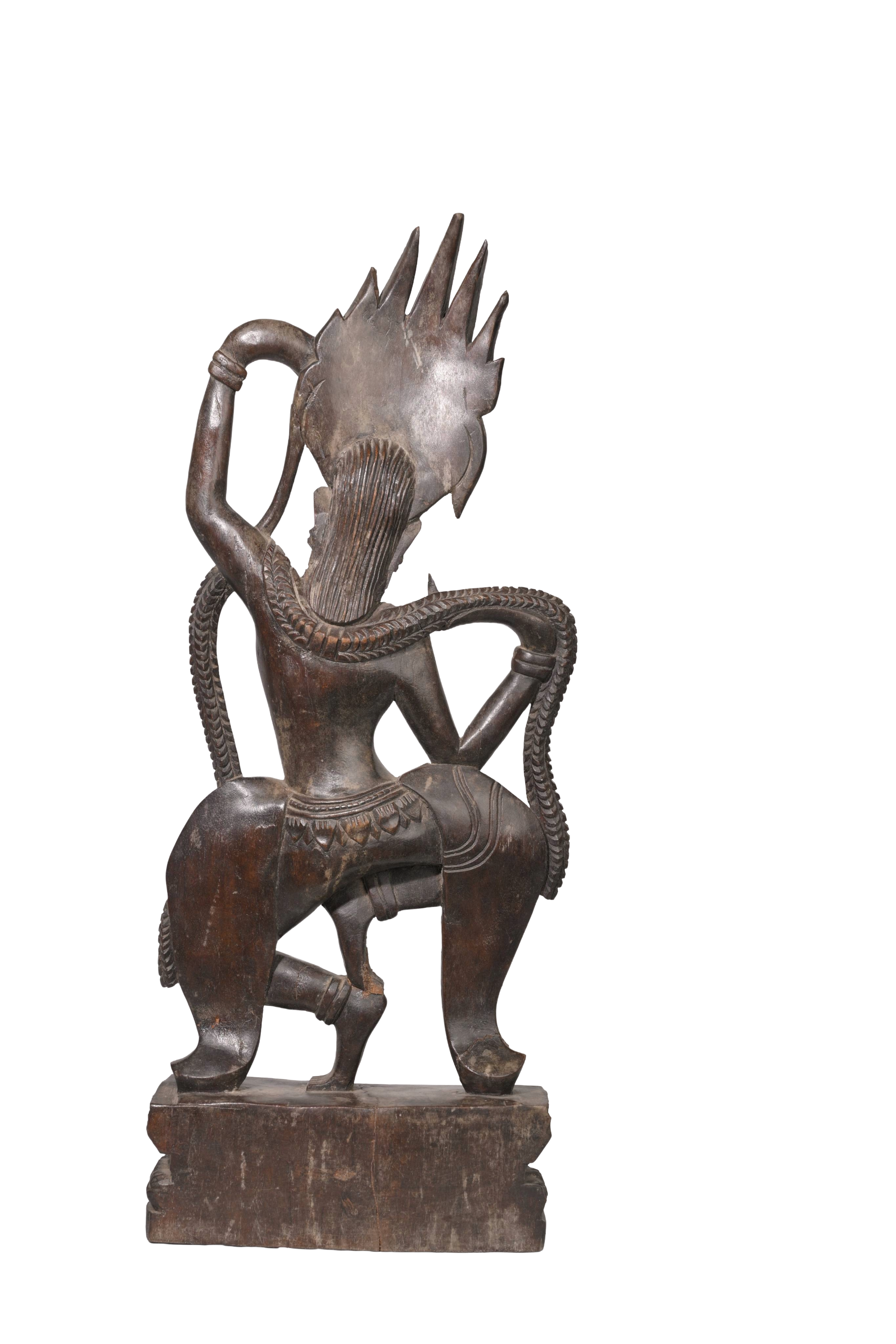 Celestial Grace: Cambodian Apsara Dancer Sculpture