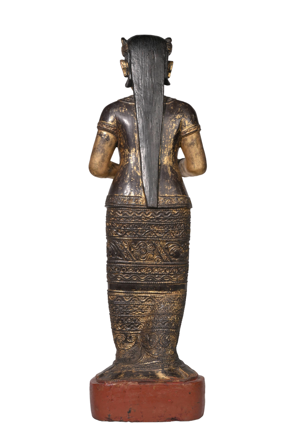 Gilded Burmese Standing Figure