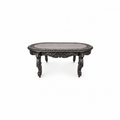 Aurelia Noir Hand-Carved Coffee Table