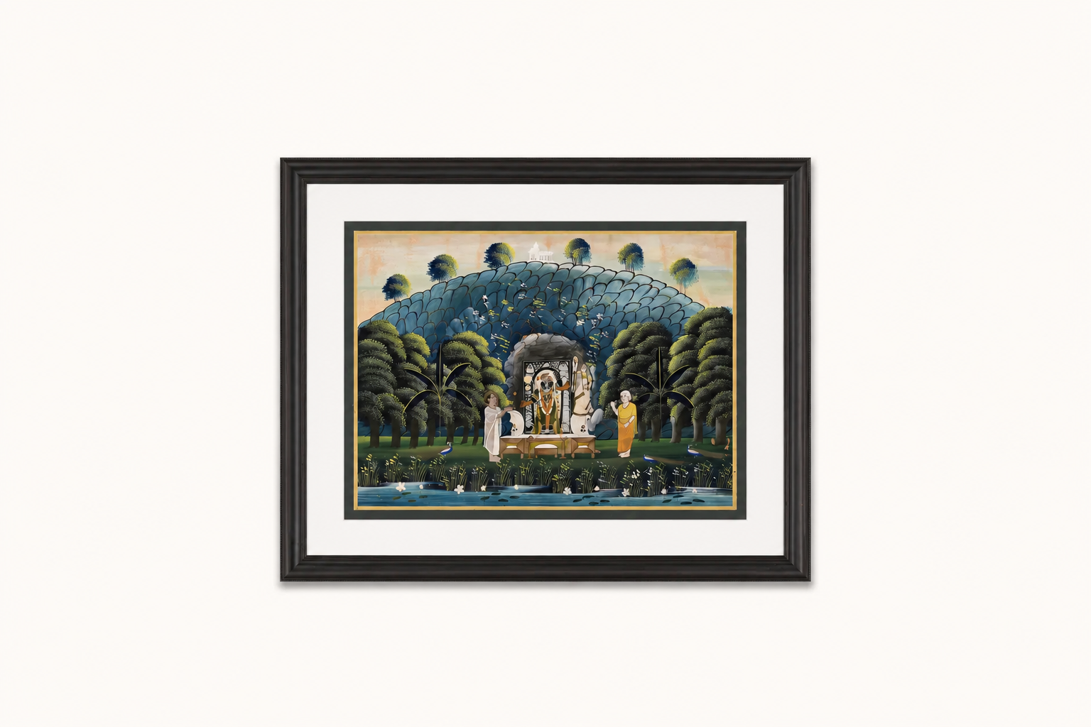 Shrinathji Govardhan Devotional Painting