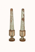 Antique Architectural Wooden Column Pair