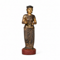 Gilded Burmese Standing Figure