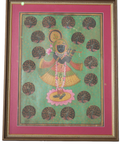Shrinathji Pichwai Peacock Devotional Painting