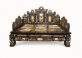 Royal Inlaid wooden Daybed